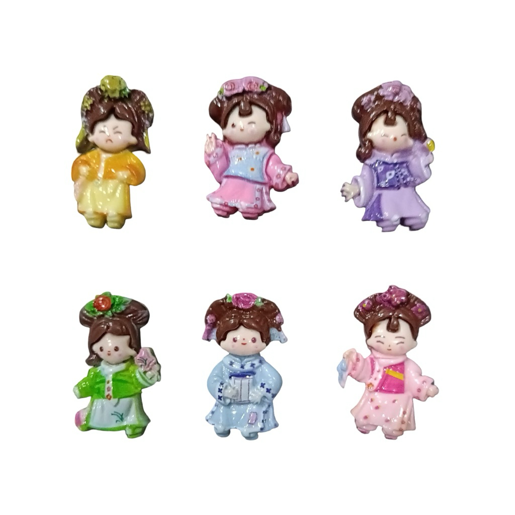 (500pcs) Clay resin boneka