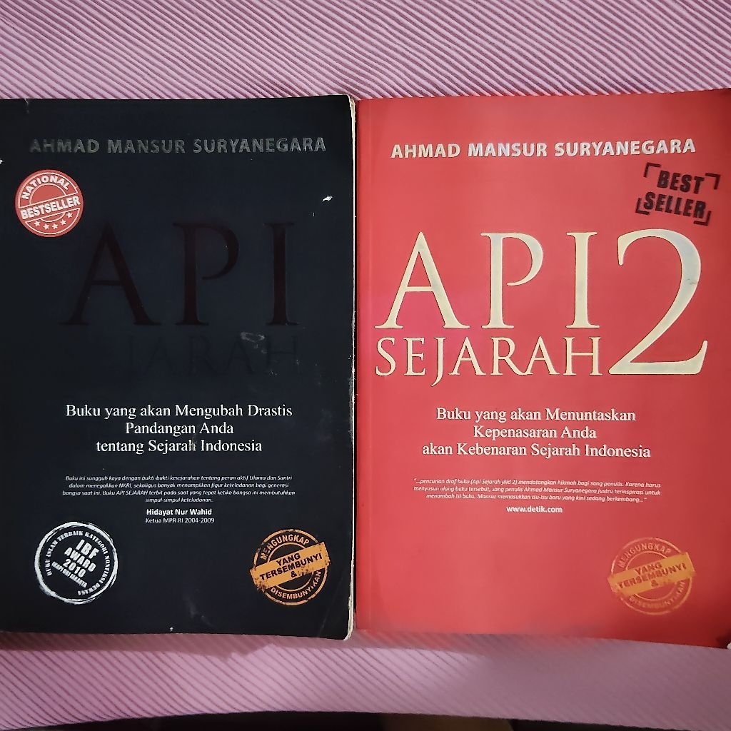 Buku Original - Sepaket Api Sejarah 2 Jilid Lengkap / AHMAD MANSYUR SURYANEGARA