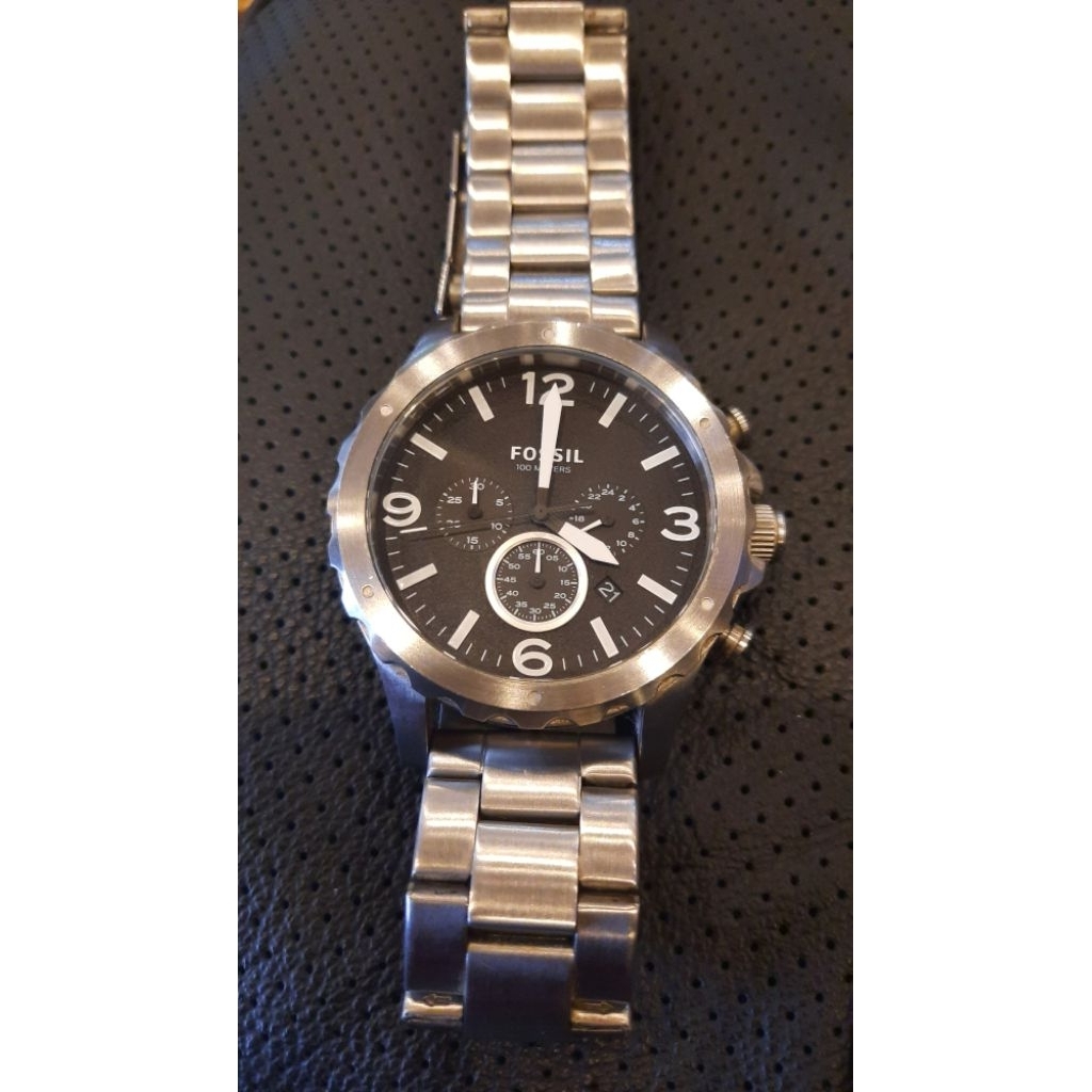 jam tangan second original fossil chrono type JR1468