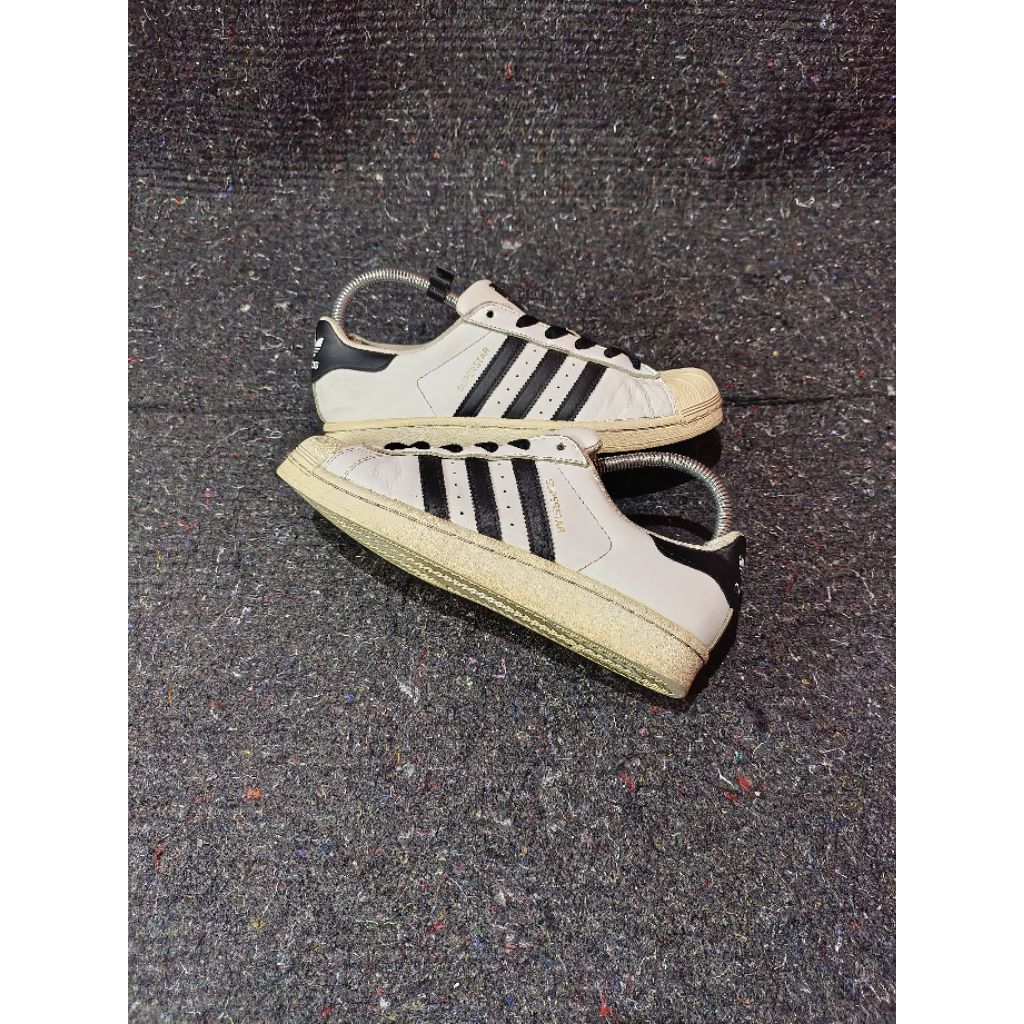 ADIDAS SUPERSTAR BLACK WHITE SECOND & ORIGINAL