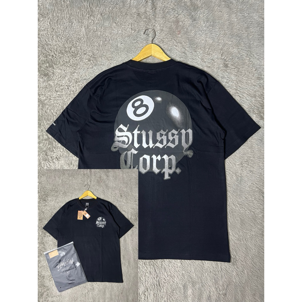 T'shirt bran stussy corp  FULL TAG Label COTTON COMBED 20s