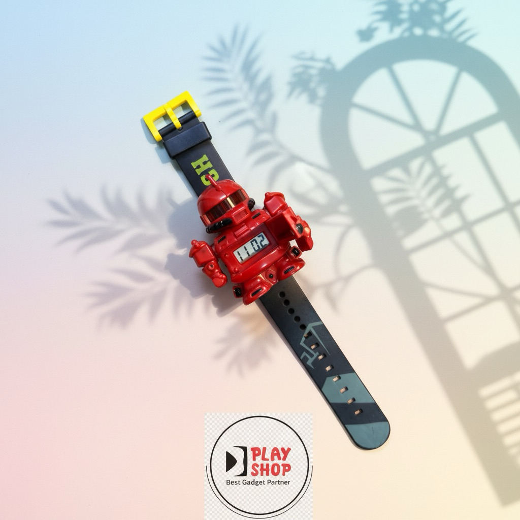 Robot Gundam Zaku II Vintage Watch 1980s