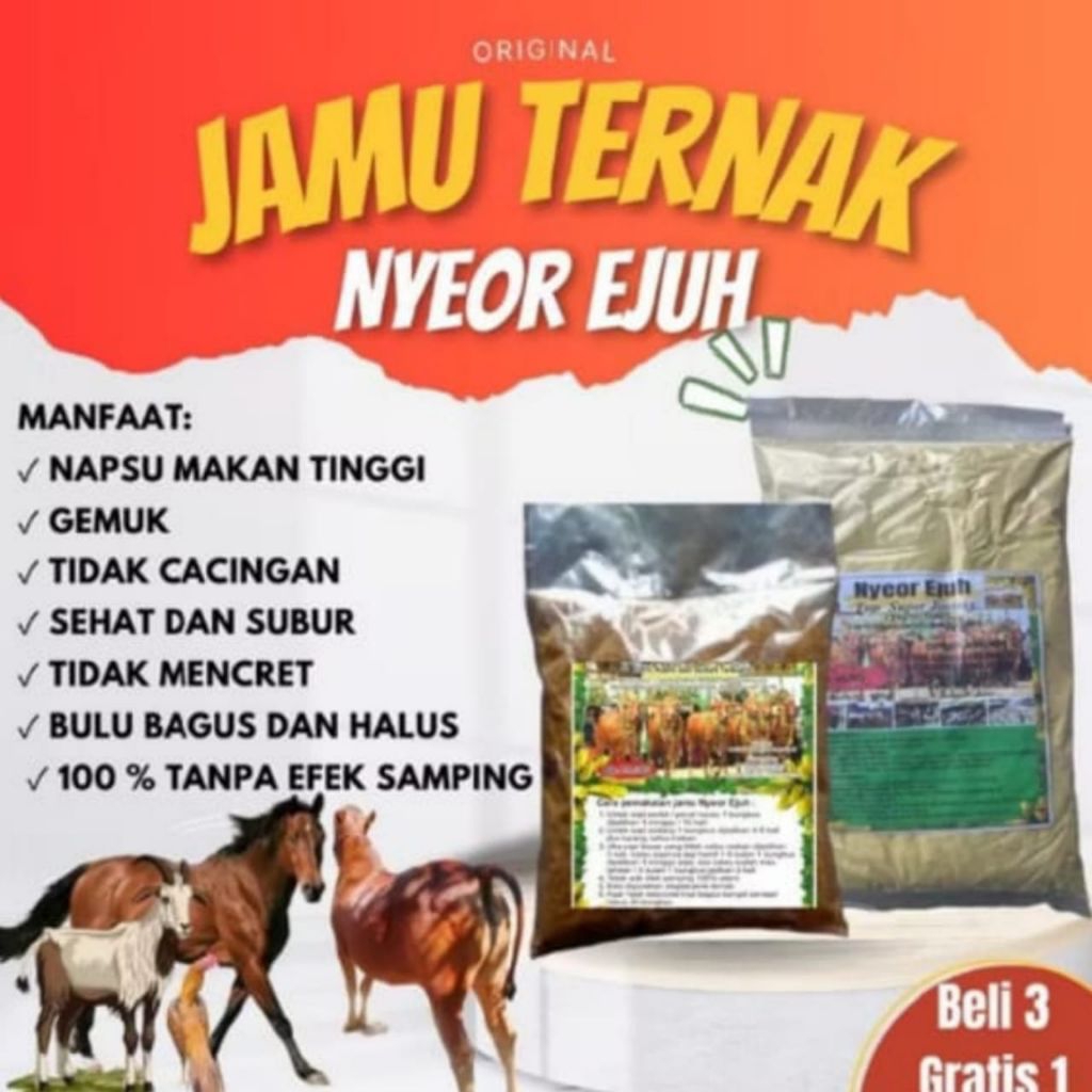 JAMU VITAMIN KAMBING NYEOR EJUH