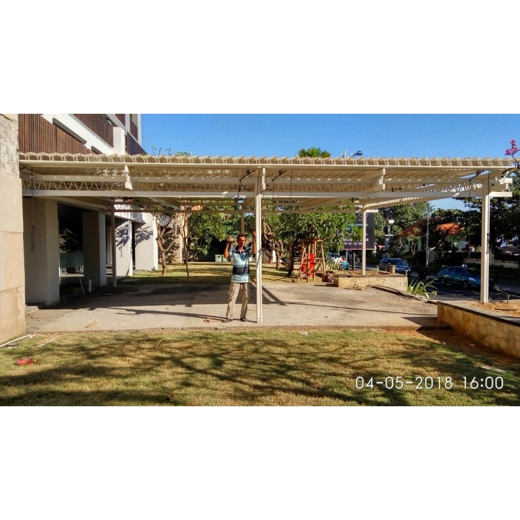 Atap kanopi buka tutup lovera