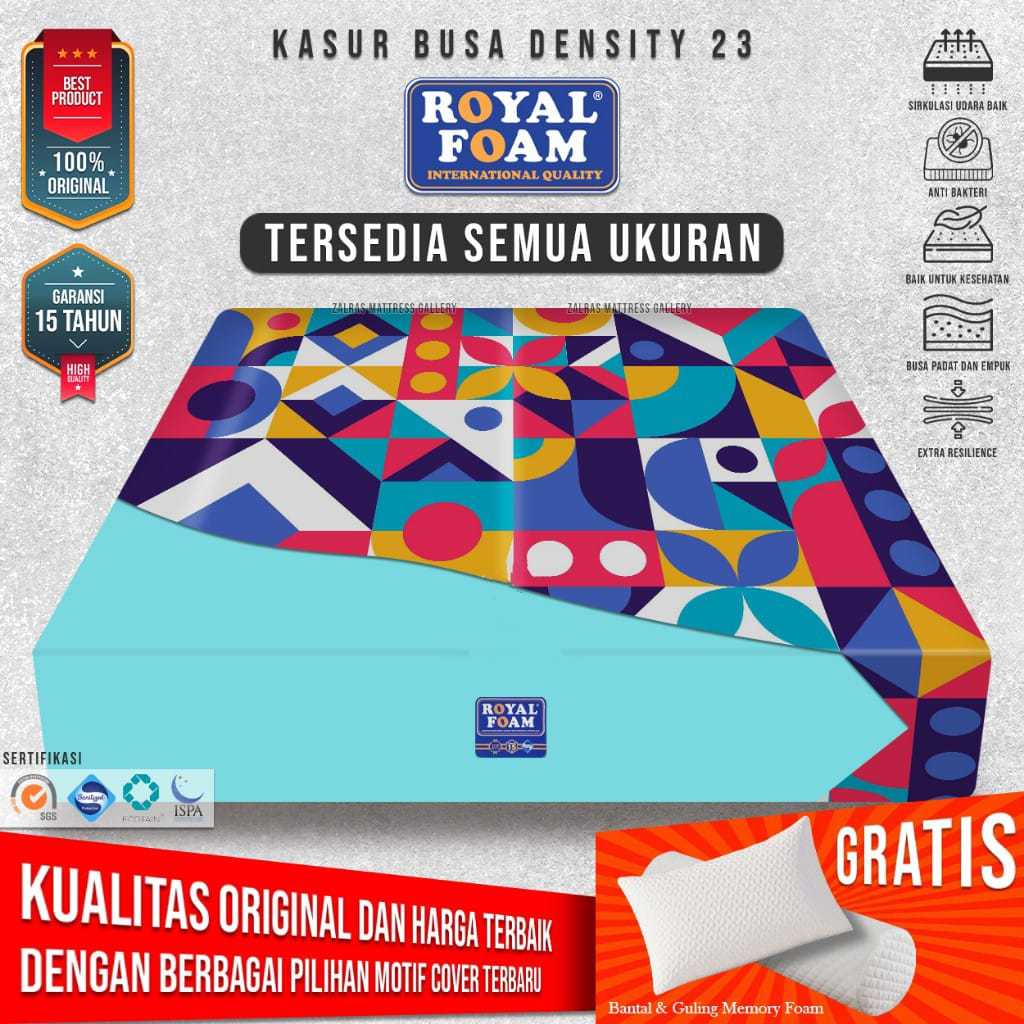 Kasur Busa Royal Foam Density 23 Garansi Resmi 15th