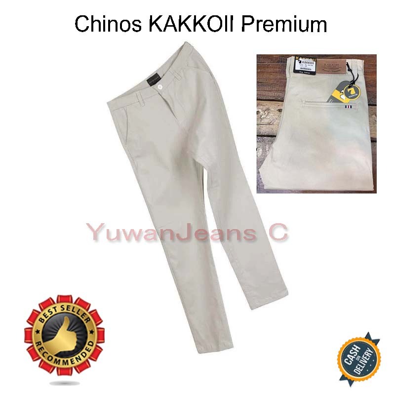 Celana Chino KAKKOII ORIGINAL slimfit / Chino tebal berkualitas / Chinos kakkoii milenial terlaris