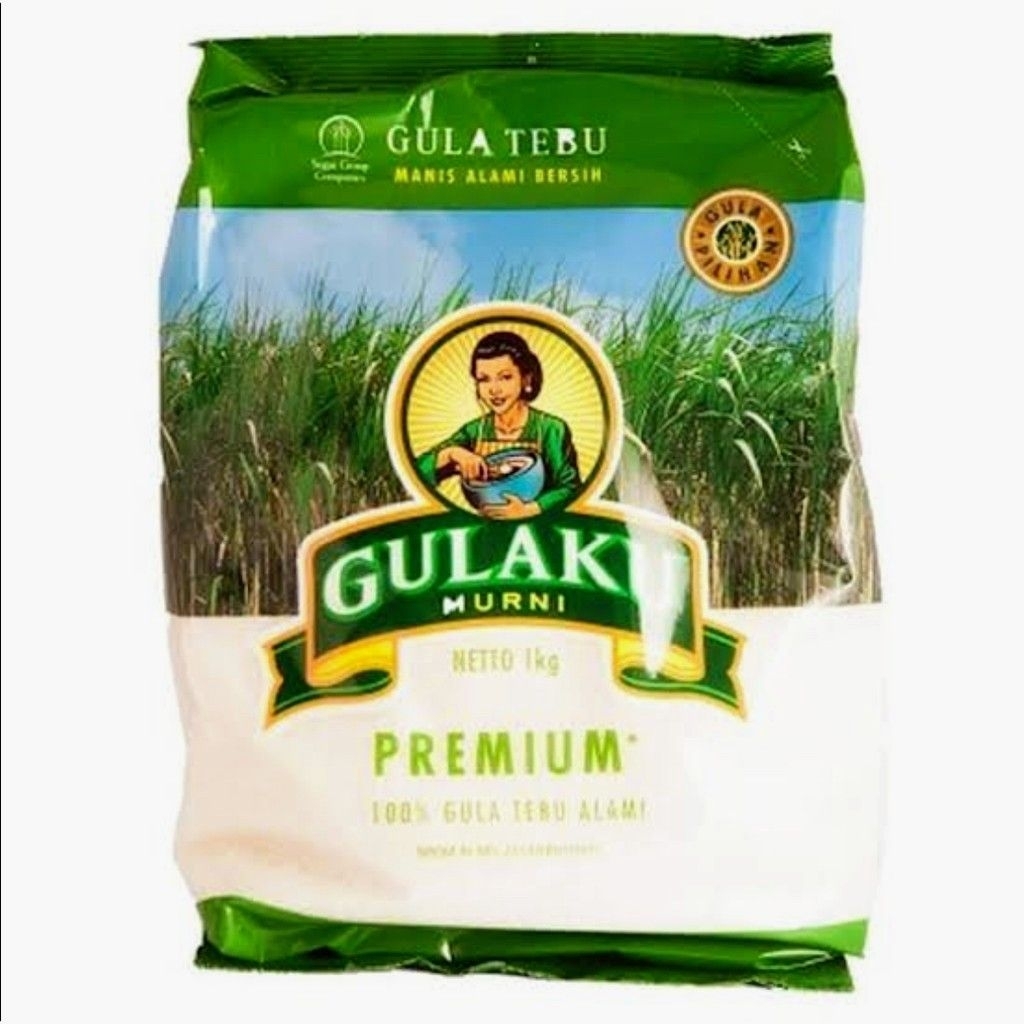 GULAKU PUTIH 1KARTON ISI 24PCS / GULAKU GULA PASIR PUTIH 1KG / GULAKU