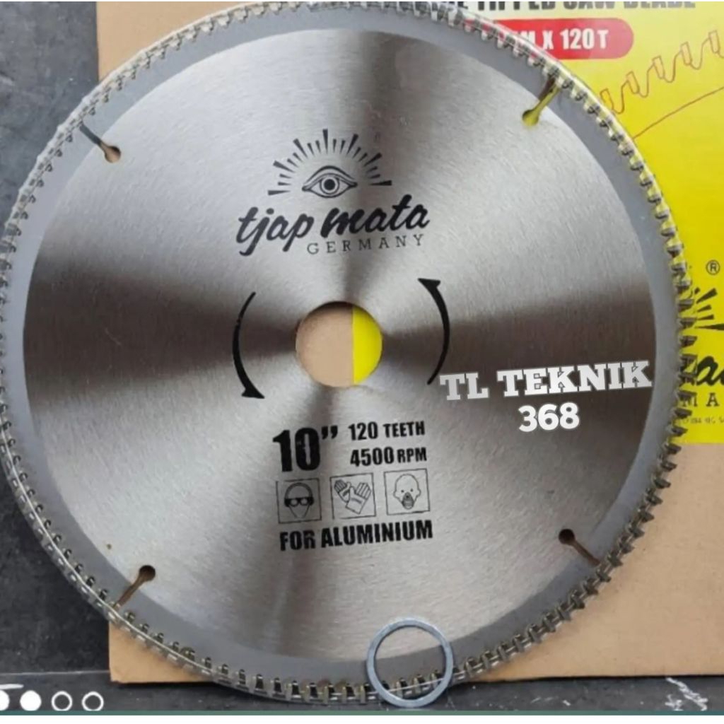 mata pisau gergaji potong kayu 10 inch Tjap mata