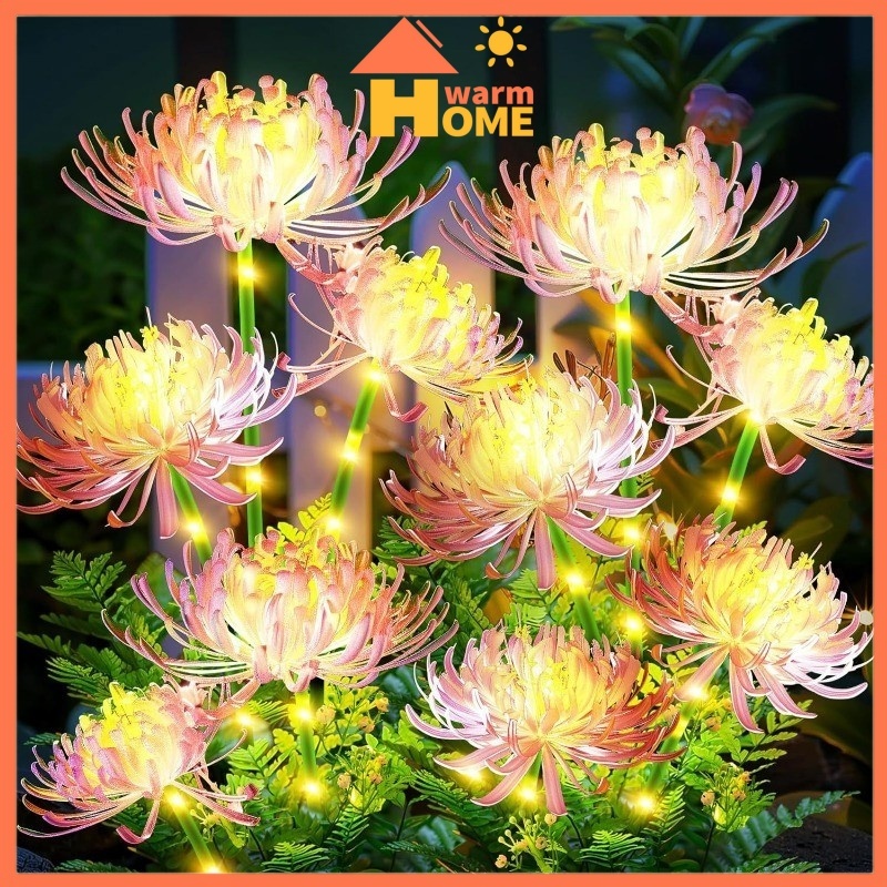 Lampu Solar Flower Light Waterproof Lampu LED Matahari Tenaga Surya Outdoor Lampu Taman Matahari Lam