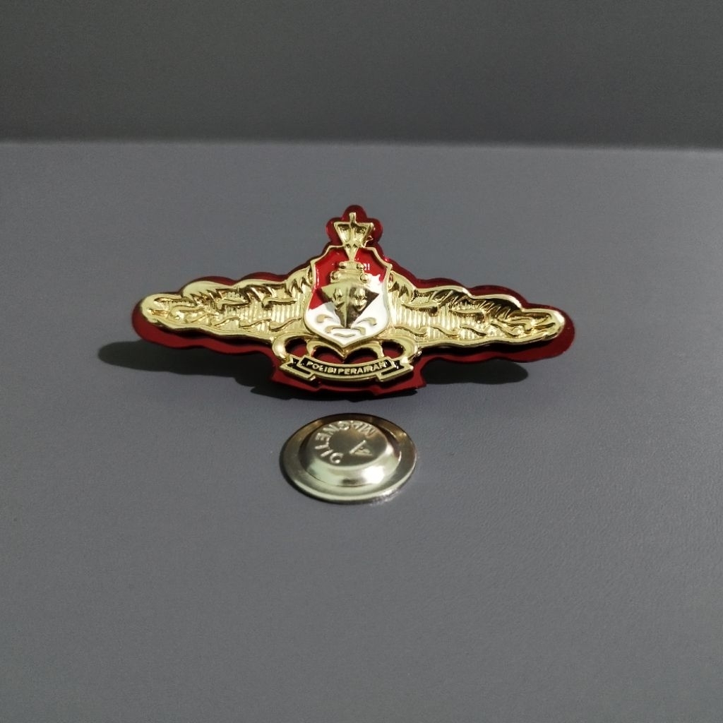 Brevet Wing Bahari Polairud Polri | Pin Korpolairud Premium