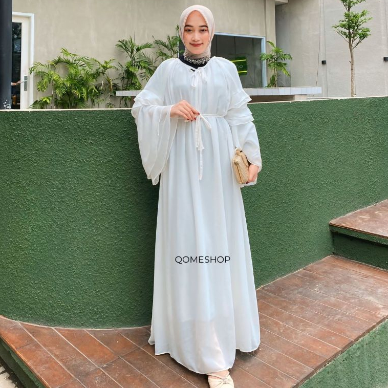 QOME - Dress Ceruti / Dress Qamari / Dress Kondangan / Dress Wanita