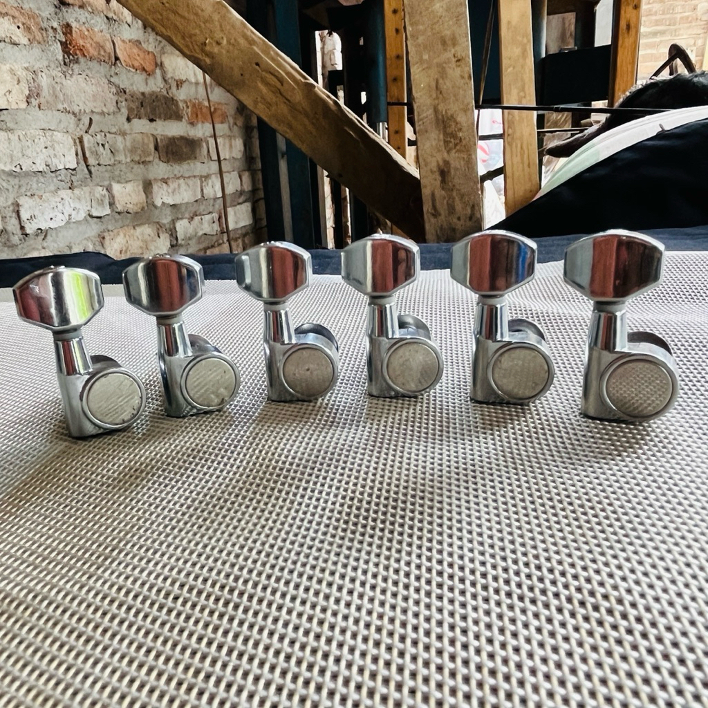 dryer gitar  6sring ibanez sejajar kanan srewless original HC warna chrome