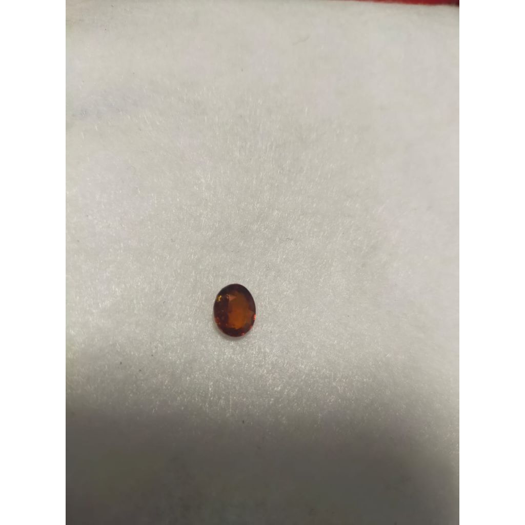 batu garnet oval cutting 2,35