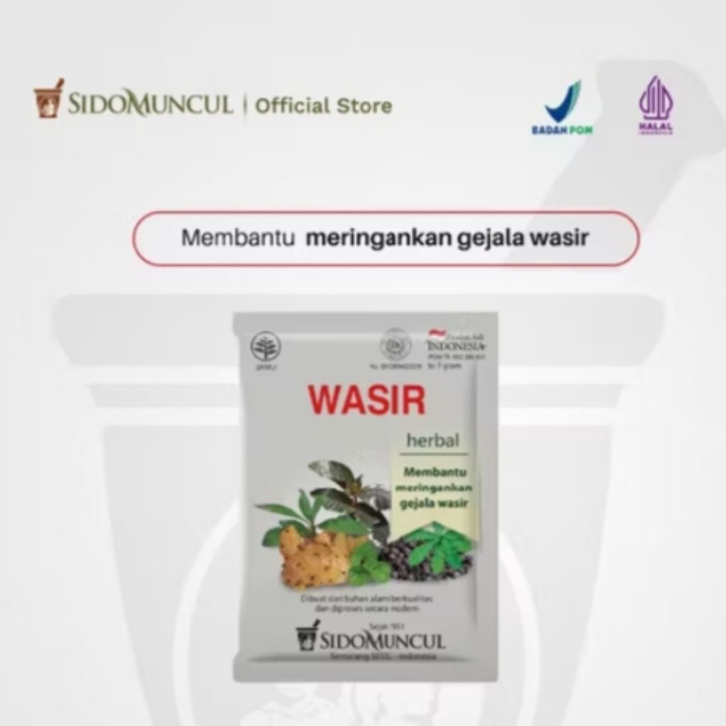 Jamu Wasir Sidomuncul Original