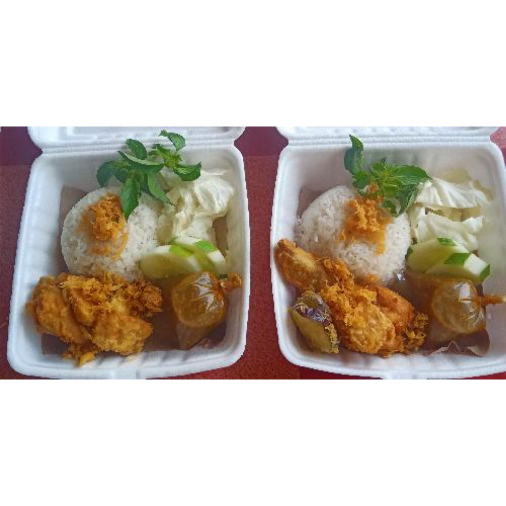 nasi ayam penyet