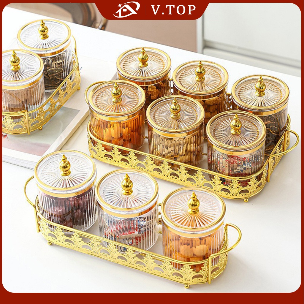 Jar makanan Jar segel Jar segel plastik Jar makanan plastik Jar makanan emas Jar makanan segel emas