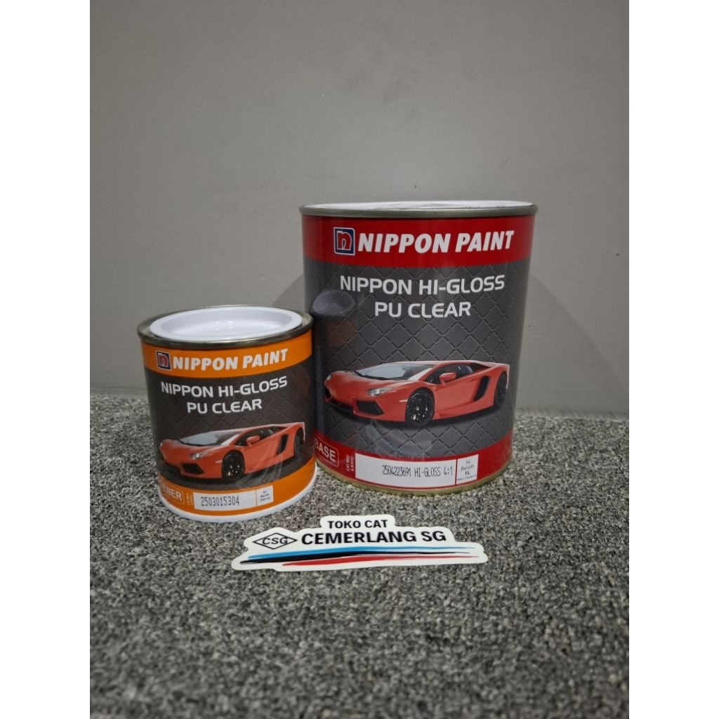 CLEAR NIPPON HI GLOSS PERNIS MENGKILAP
