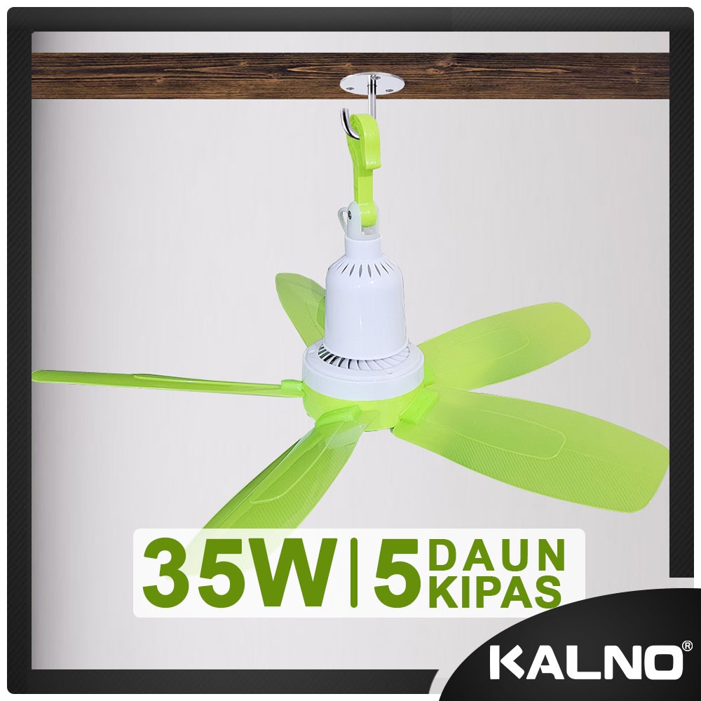 Kalno Kipas Gantung 35 watt / Kipas Angin Helifan Baling - baling / Kipas Angin Gantung Plafon
