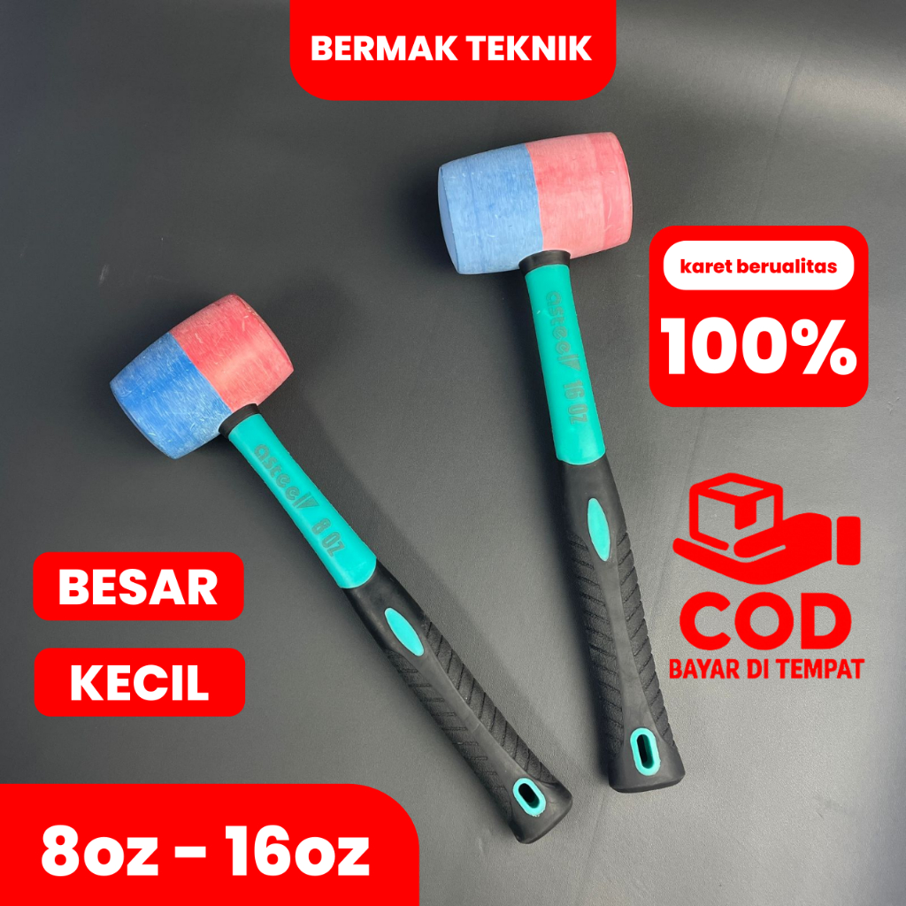 Palu karet Keramik Granit Rubber hammer Jumbo Kecil Elastis Berkualitas Premium