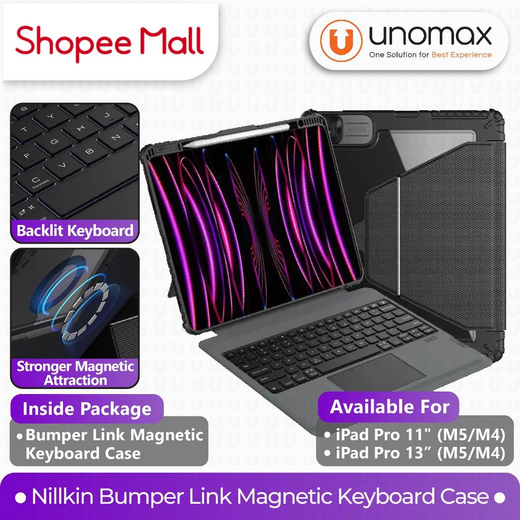 Keyboard Case iPad Pro 11" (M5/M4) / Pro 13" (M5/M4) Nillkin Bumper Link Backlit Magnetic Detachable