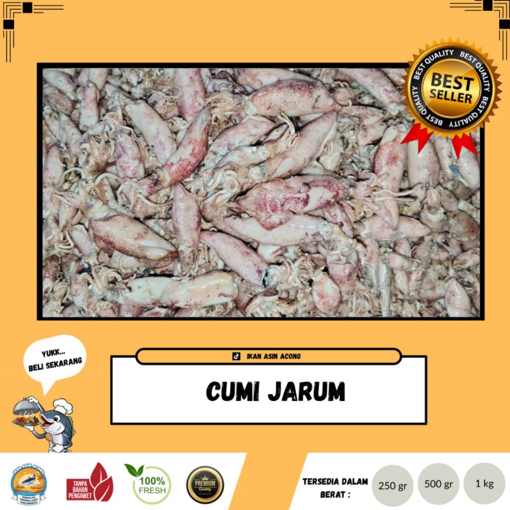 Cumi Jarum Kualitas Super