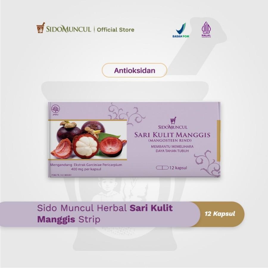 Gimmick - Sido Muncul Herbal Sari Kulit Manggis Strip 12 Kapsul