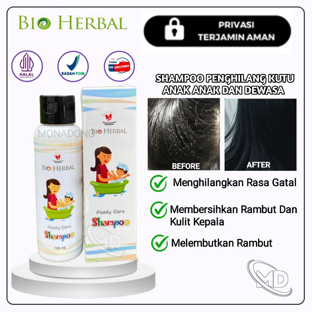 Shampo Kutu Rambut Anak dan Dewasa shampo anti kutu bio herbal shampo kutu rambut kutu kepala rambut