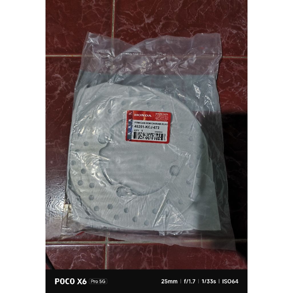 Piringan Cakram Depan & Belakang CBR 150R Old Thailand ORI NEW