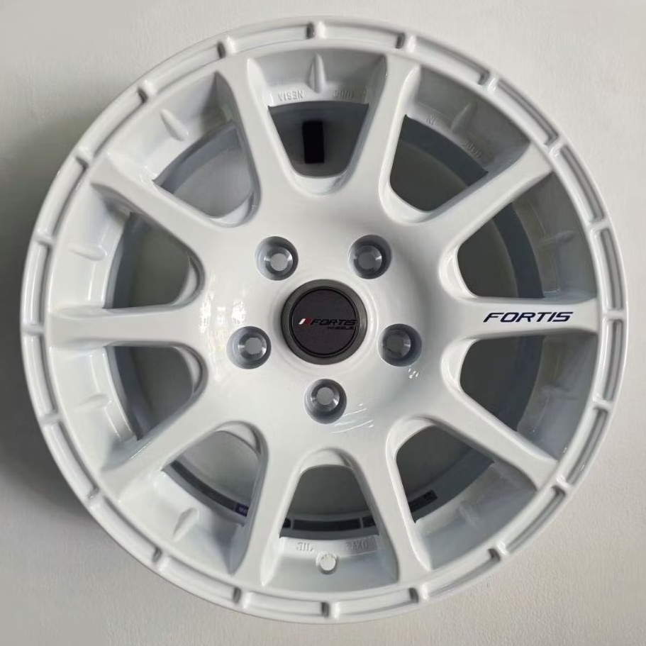 VELG MOBIL FORTIS BY PAKO WHEELS PRW 15 R15 x 6,5 5H 114,3 ET 38 RACING WHITE