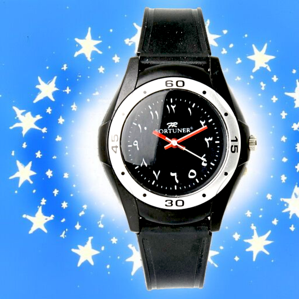 Jam Tangan Anak Analog Quartz Angka Arab Edukatif Tahan Air 30M Strap Karet Lembut Nyaman Cowok Cewe