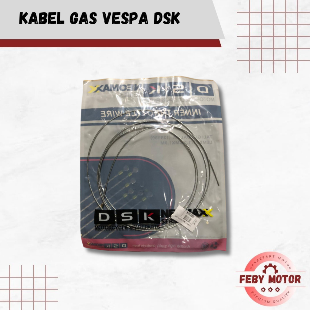 DSK Kabel Gas Vespa || Kawat Gas Vespa Kabel Gas Vespa Lemas Panjang