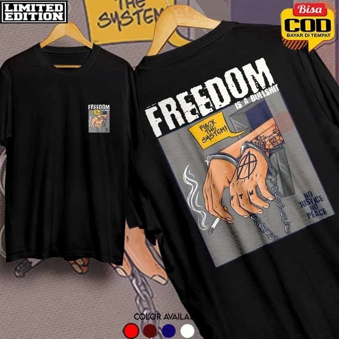 KAOS Negaraku Penjaraku KAOS DISTRO Negaraku Penjaraku PRIA WANITA