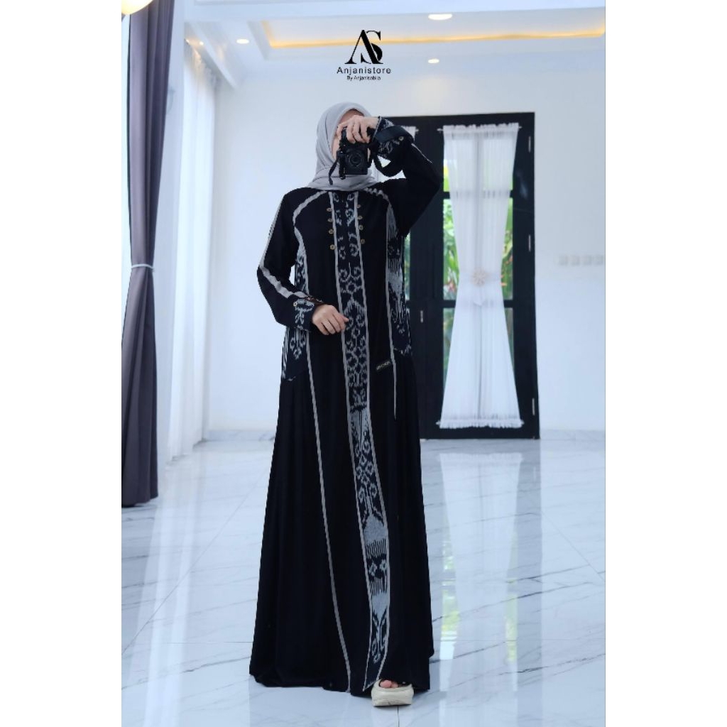 Dress Anjani Twill ori uniqlo etnik