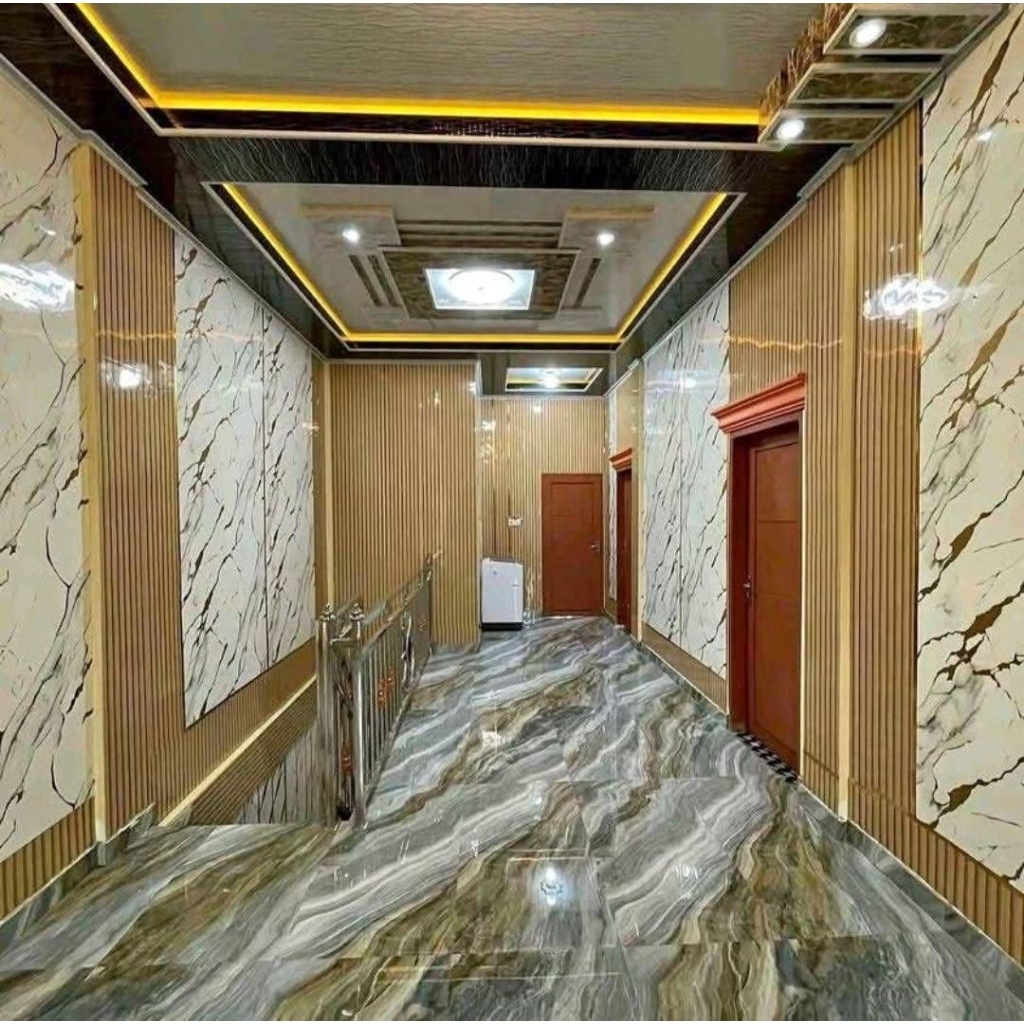 wall panel dinding backdroop tv terpasang minimalis