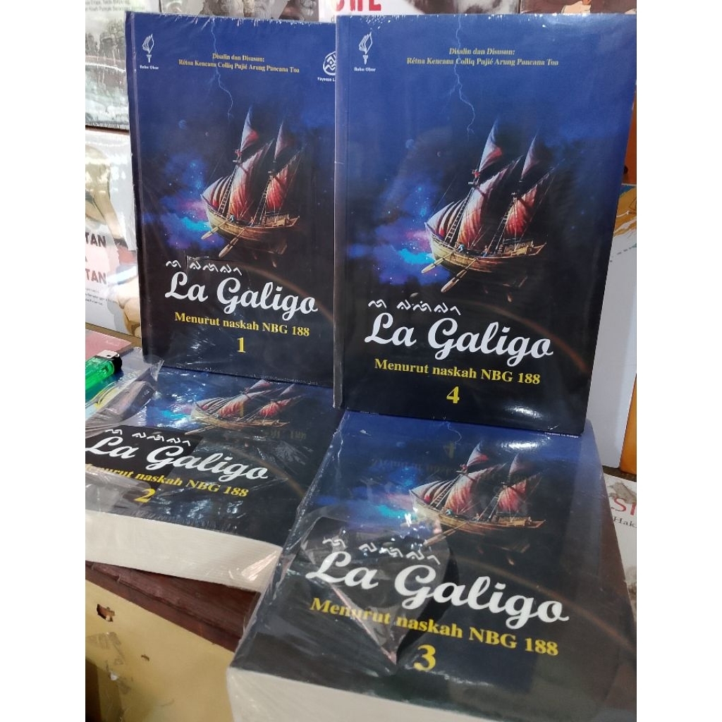 Buku Original LA GALIGO 1-4 ( Yayasan La Galigo)