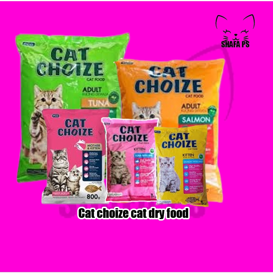Cat Choize Adult 800gr  Dan Cat Choize Kitten 1 kg makanan kucing