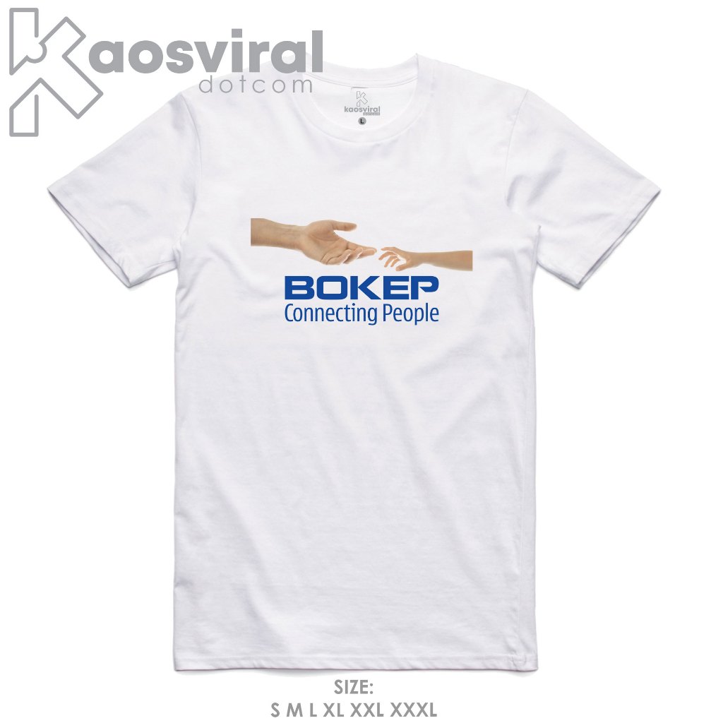 KAOSVIRALDOTCOM BAJU KAOS PARODI BOKEP CONNECTING PEOPLE T-SHIRT COMBED 30S // KAOS PRIA WANITA UNIS