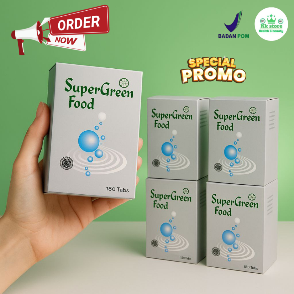 Supergreenfood SGF Multivitamin Membantu Mengatasi Maag Gerd Lambung Terbaik & Terbukti Herbal BPOM