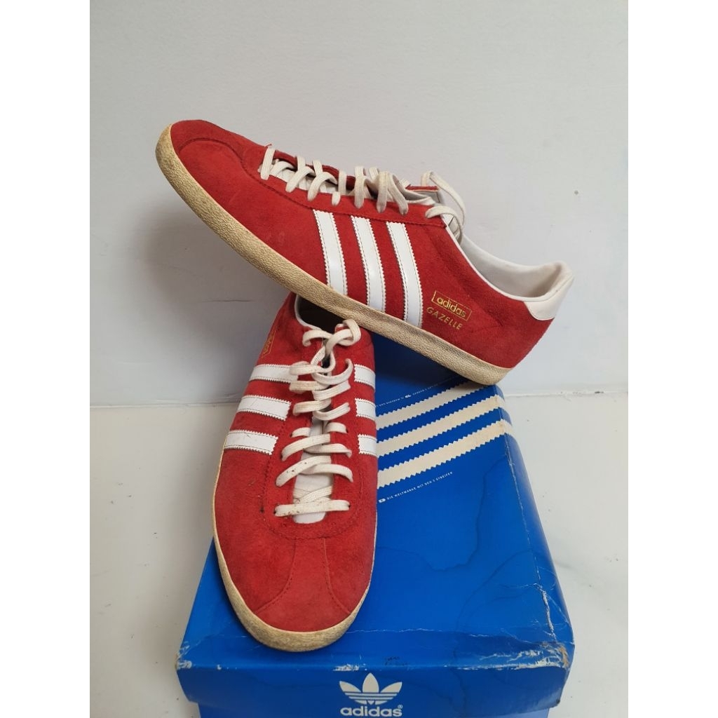 Sneaker Gazelle Red strip White Original