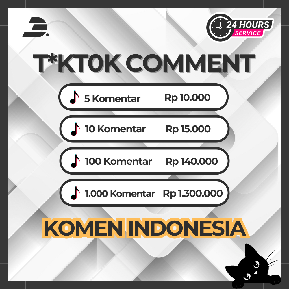 TIKTOK Komentar Video Comment Buzzer Indonesia Real Aktif - HIGH QUALITY