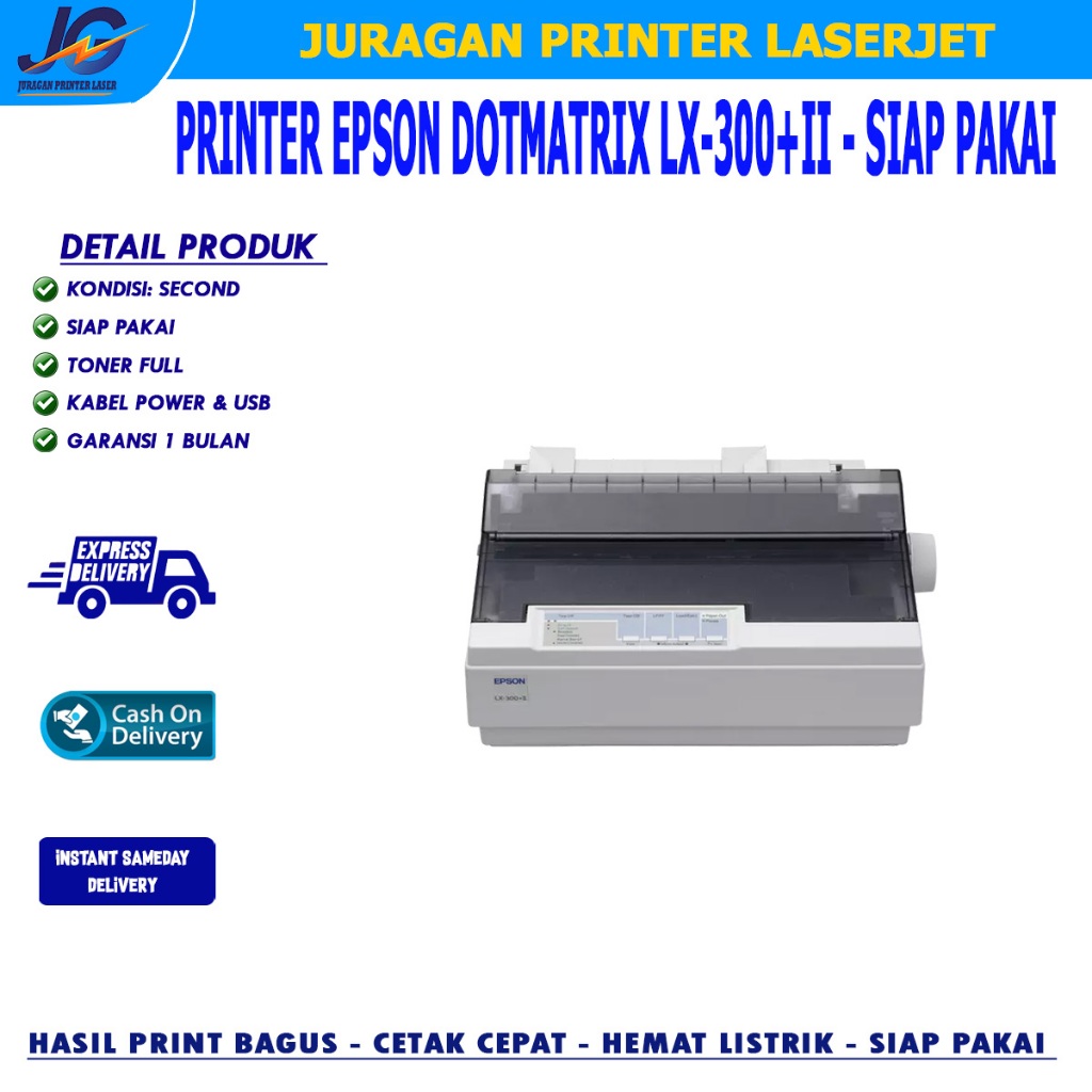 Printer dot Matrix EPSON LX300+II / LX-300+II