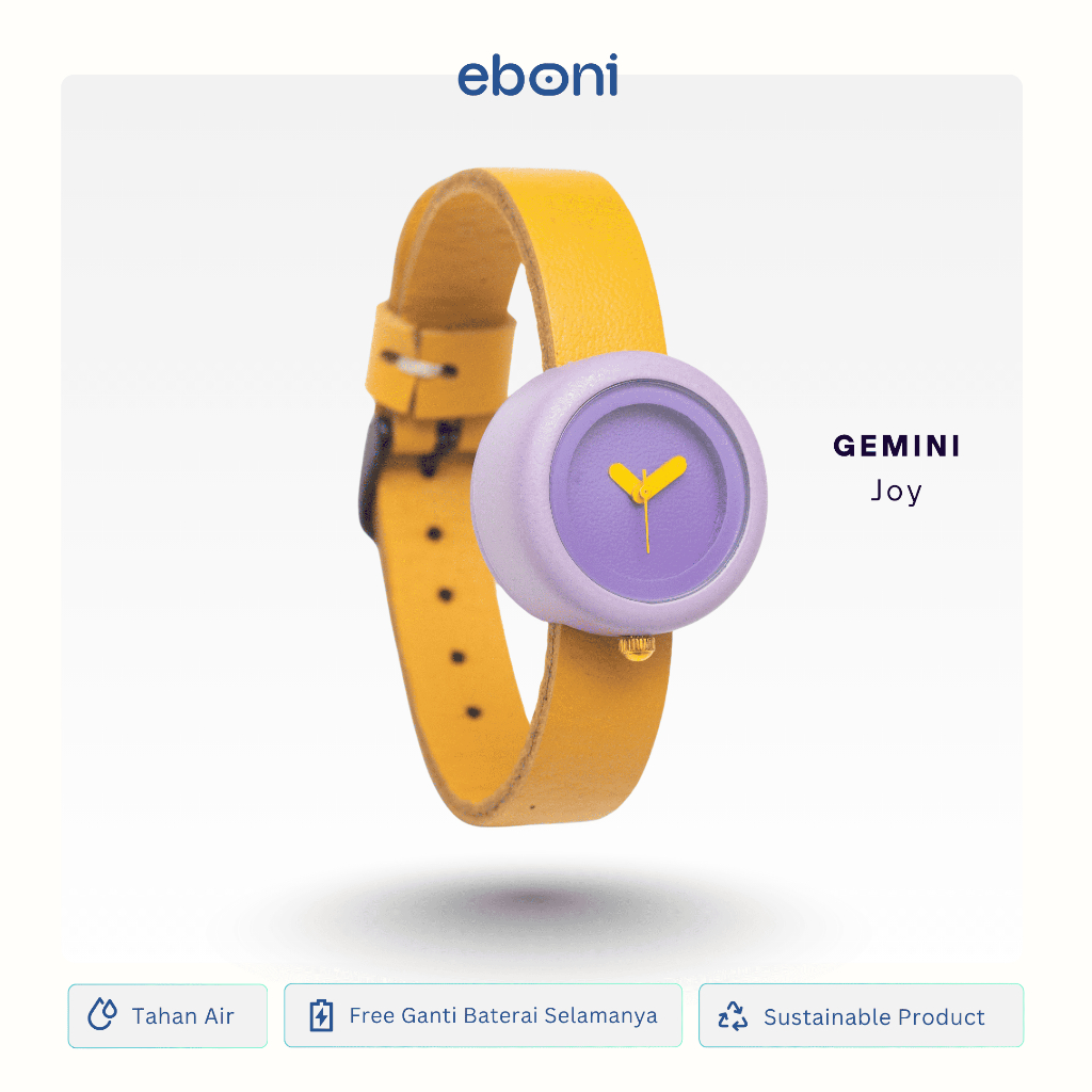 Eboni Jam Tangan Kayu Gemini - JOY
