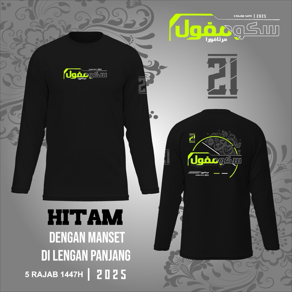 kaos sekumpul 21 lengan panjang terbaru 2025 akhir