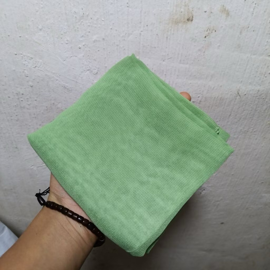 Hijab Segiempat Bella Square hijau muda || Segi Empat Bella Square warna hijau muda hijab segiempar 