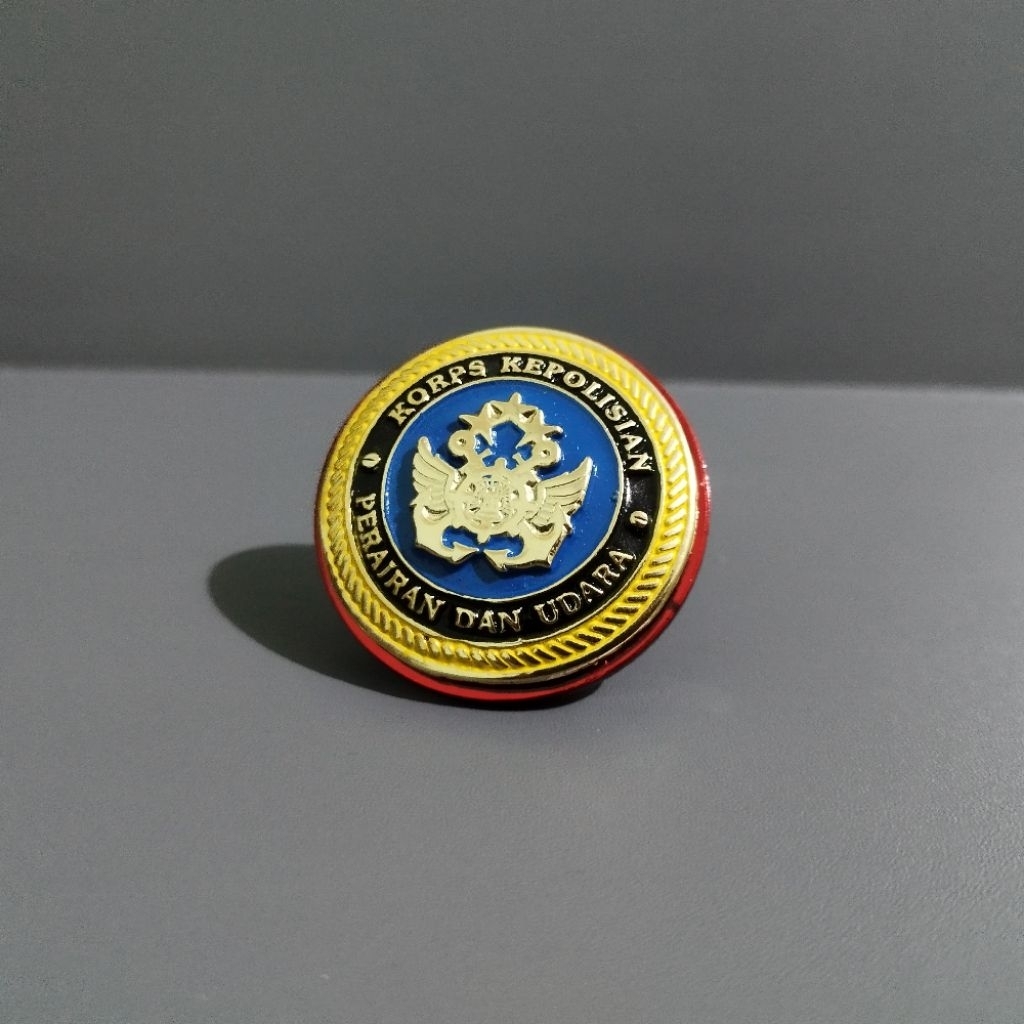 Roda Polairud / Pin Roda Polairud / Emblem Polairud / Korpolairud / Atribut Polairud