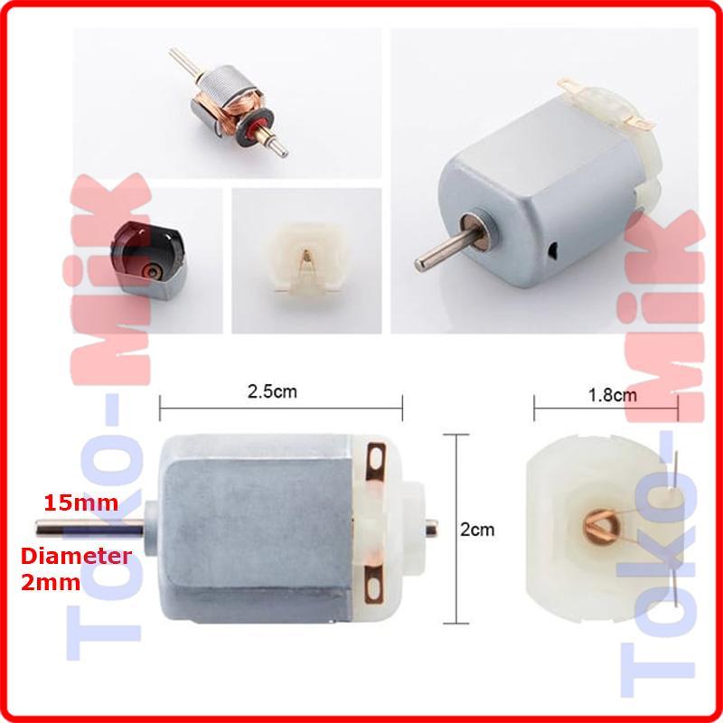 TAMIYA Dinamo DC Motor 130 AS Panjang Long Shaft