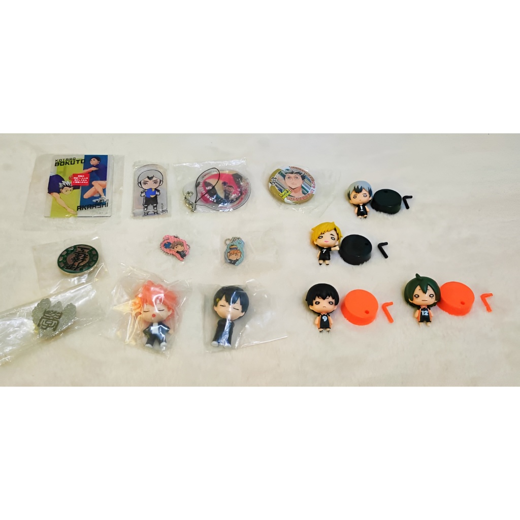 Haikyuu Nemurasetai, Nitotan, Mini Figure, Acrylic Card, Block, Metal Charm, Strap, Badge, etc