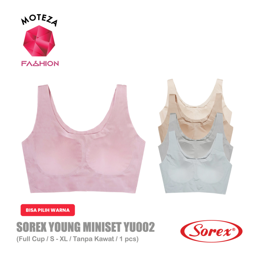 Sorex Young YU002 YU 002 Invisible Miniset | Pakaian Dalam Bra BH ABG Anak Remaja Perempuan | Full C