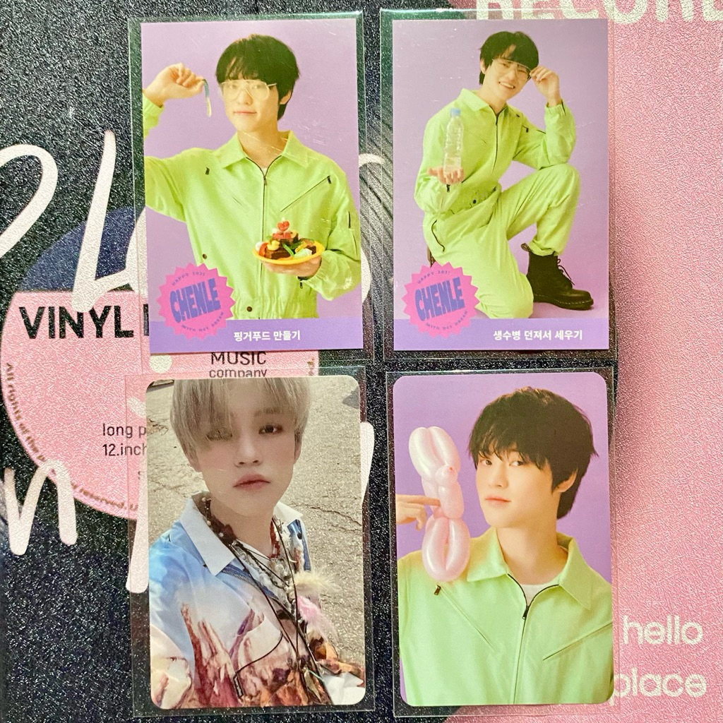 [take all] pc chenle hot sauce album + bene sg2021 photocard nct dream bene