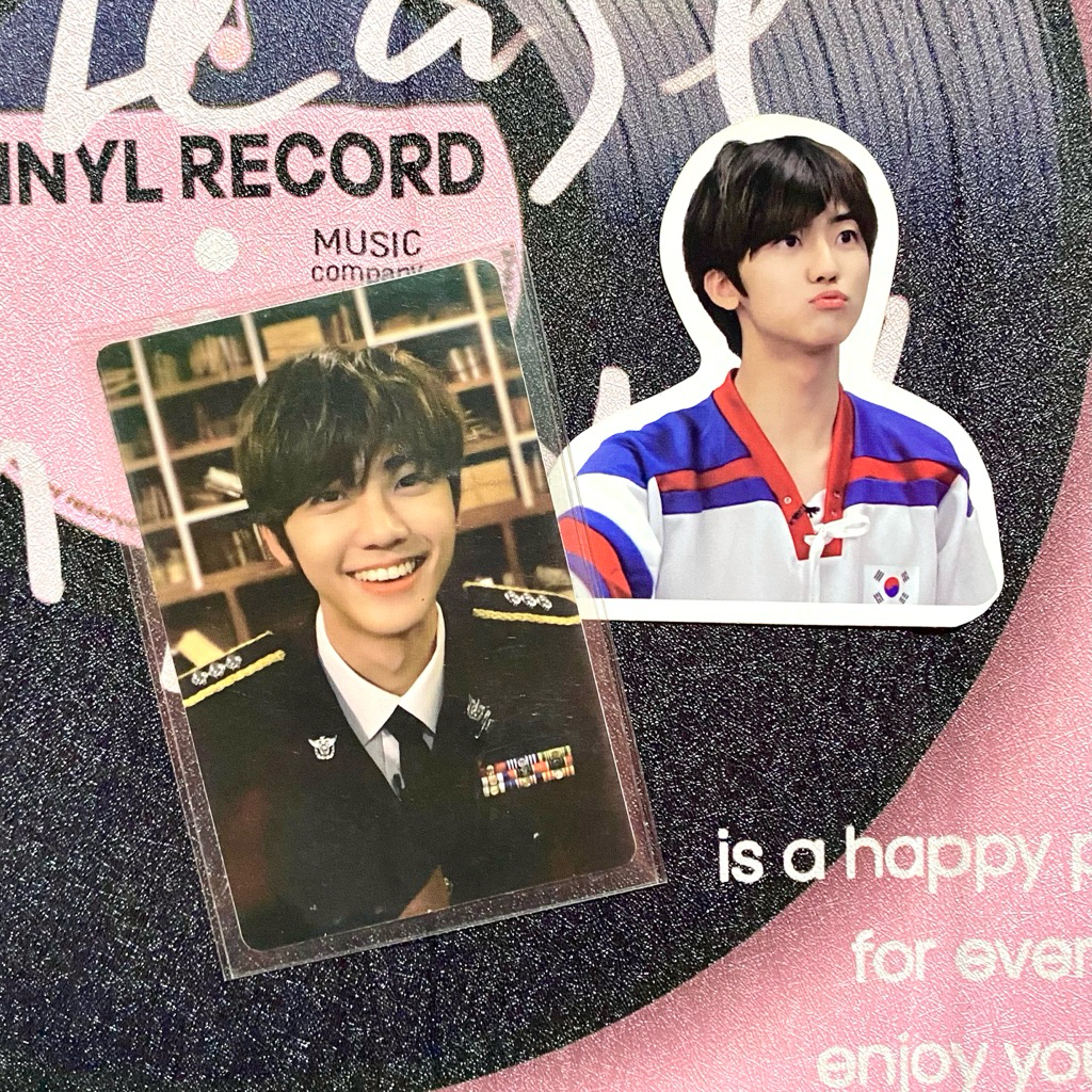 photocard puff jaemin pc sticker police set